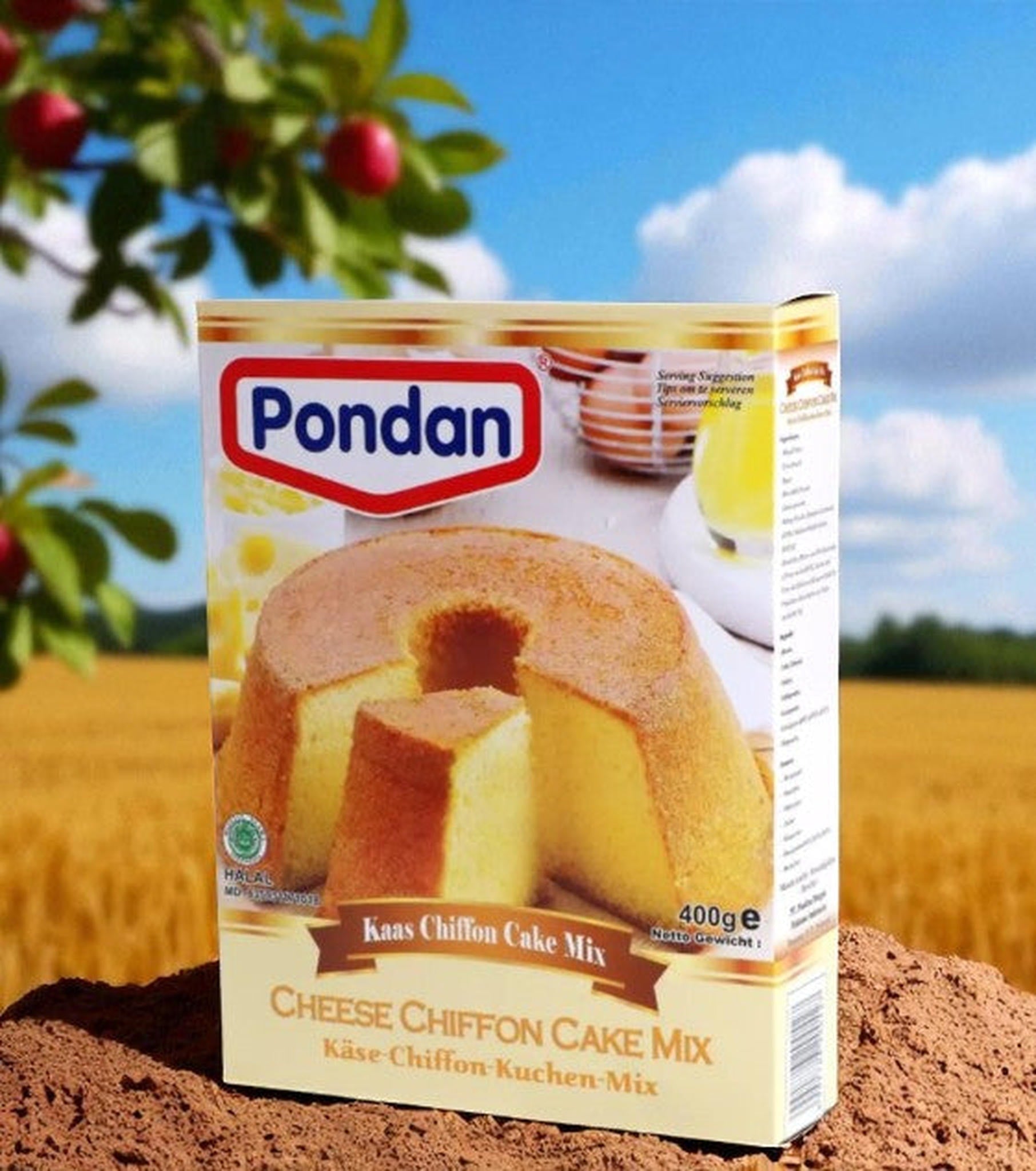 Pondan Cheese Chiffon Cake Mix 400g