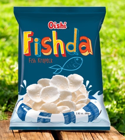 Oishi Fishda Fish Kroepek 80g