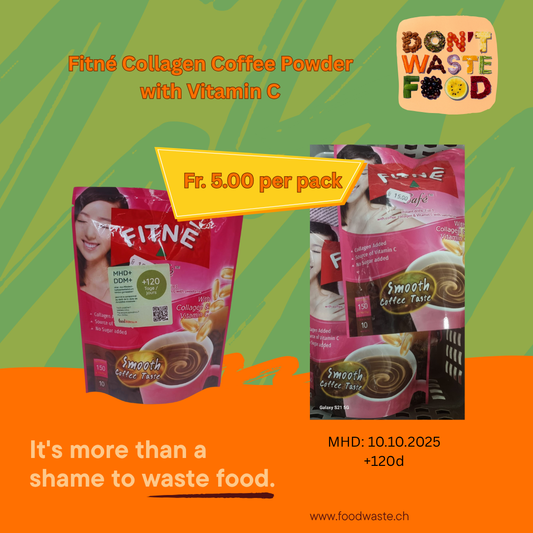 Fitné Collagen Coffee with Vitamin C 10x15g