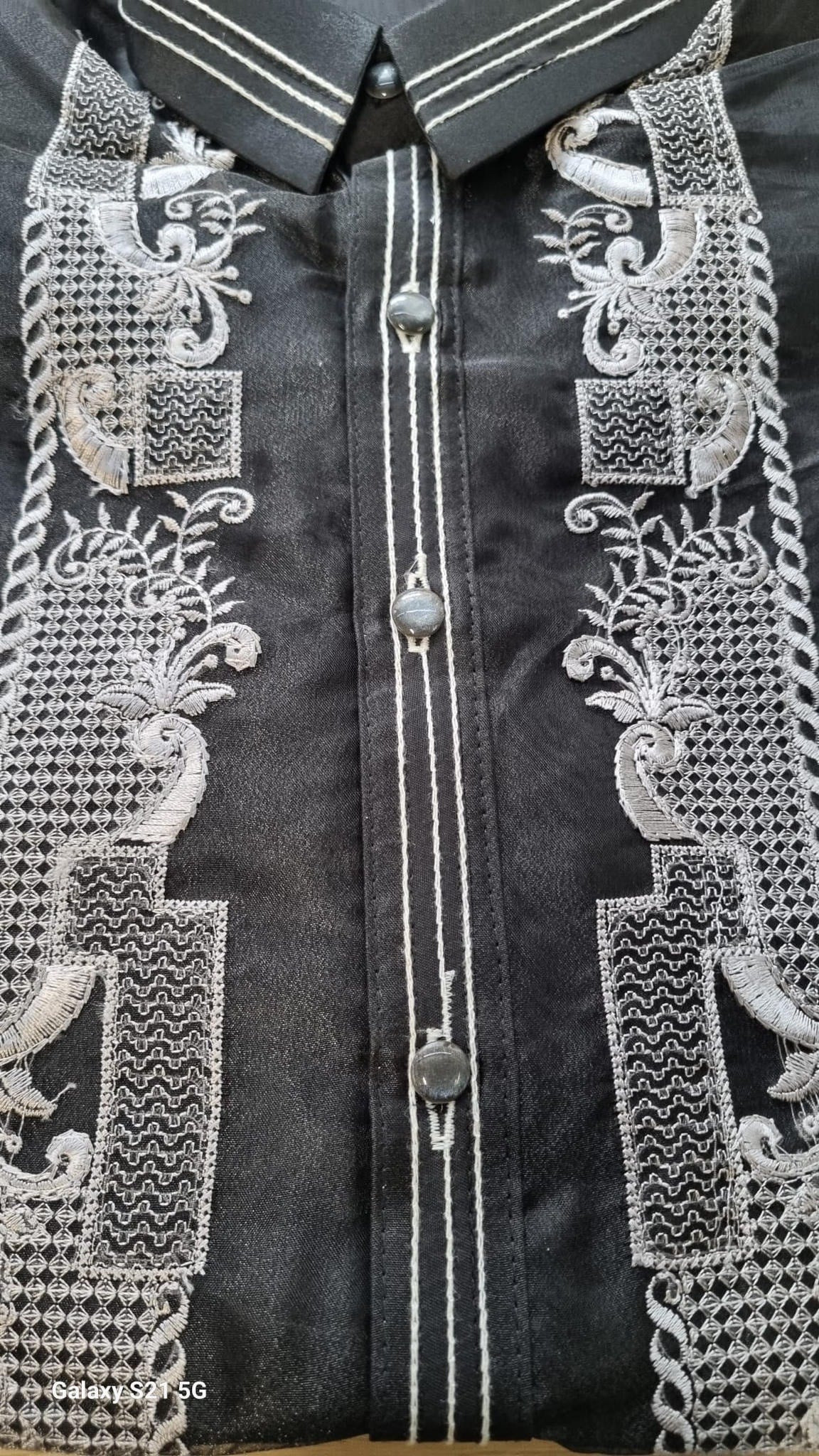 Philippine Mens Barong Black