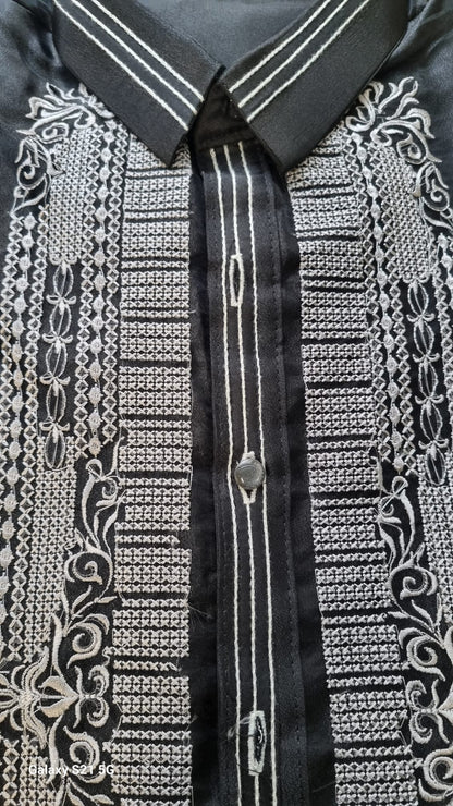 Philippine Mens Barong Black