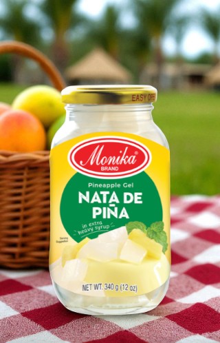 Nata de Pina (Pineapple) in heavy syrup 340g