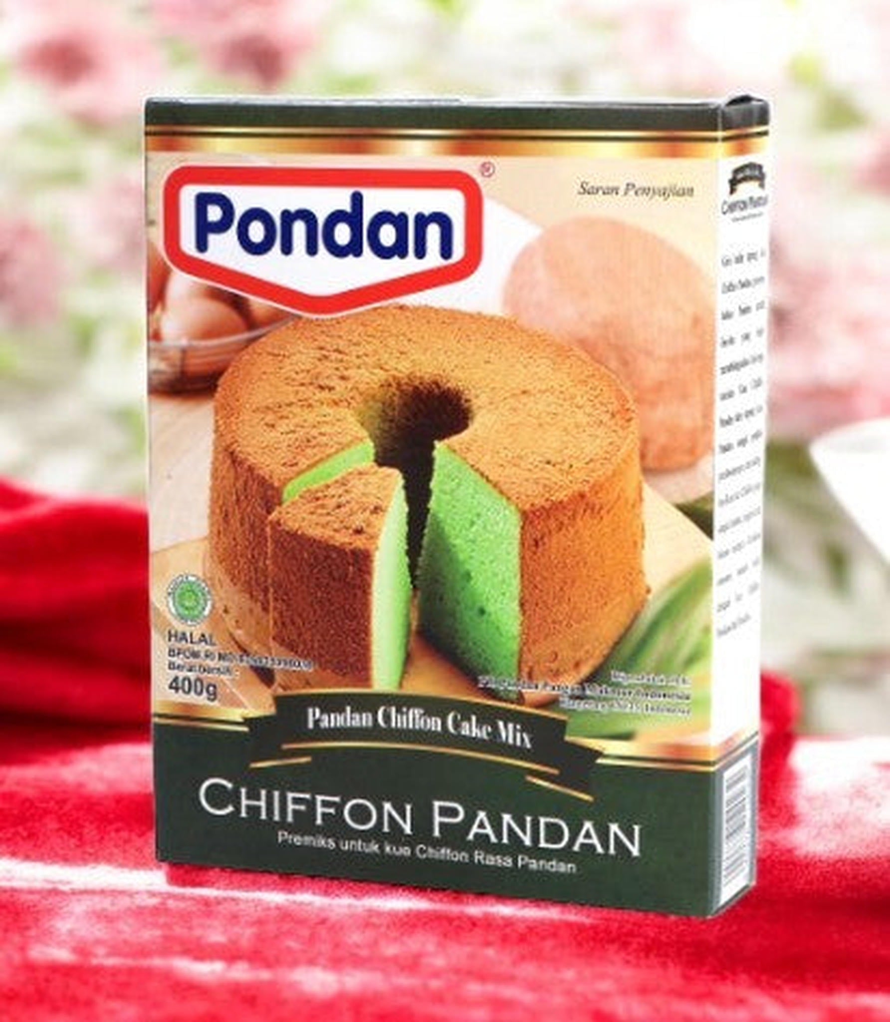 Pondan Chiffon Pandan Cake Mix 400g