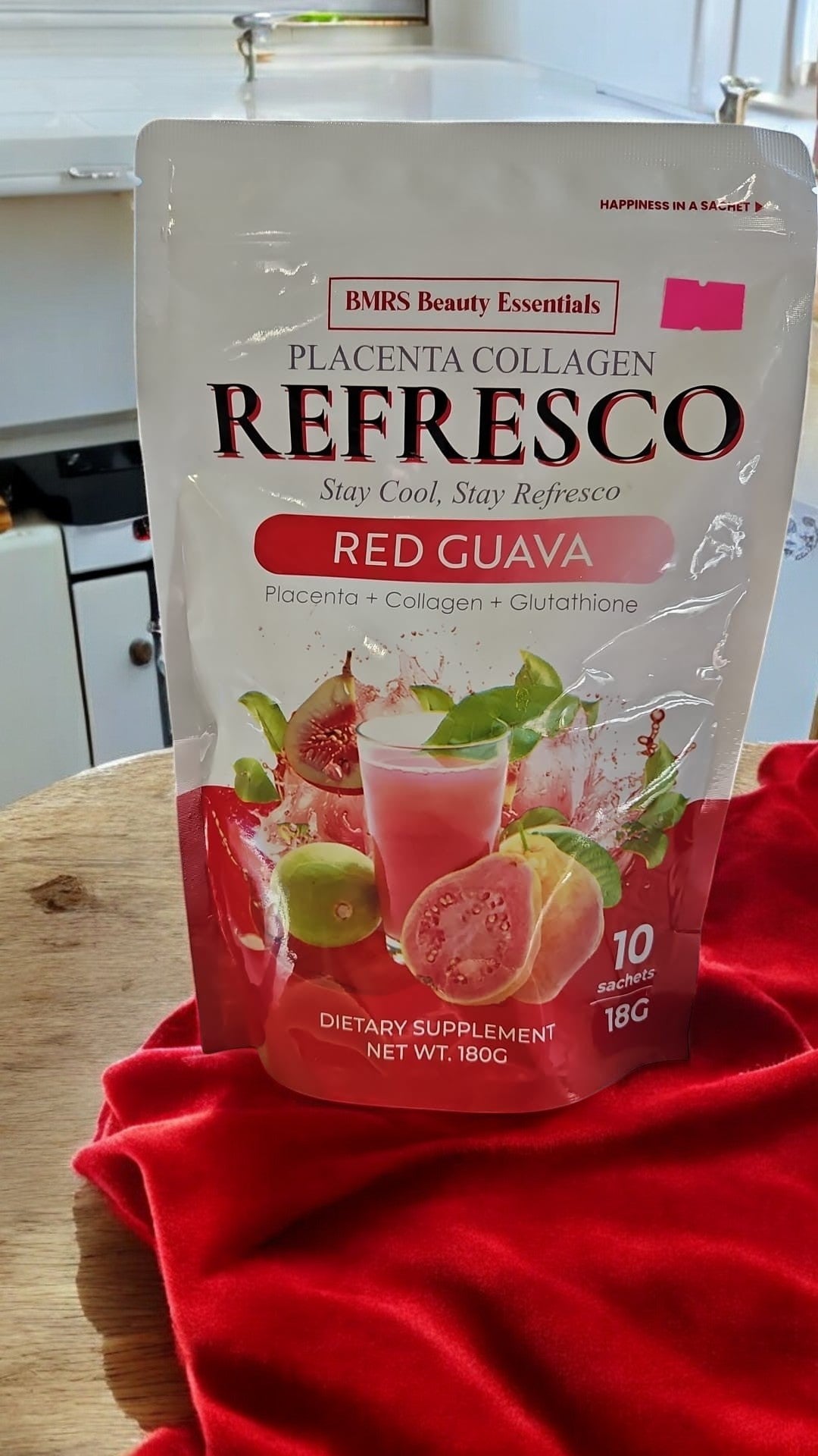 Refresco Red Guava Collagen Drink 10x18g