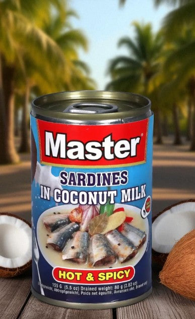 Master Sardines in Coconut Milk hot and spicy 155g