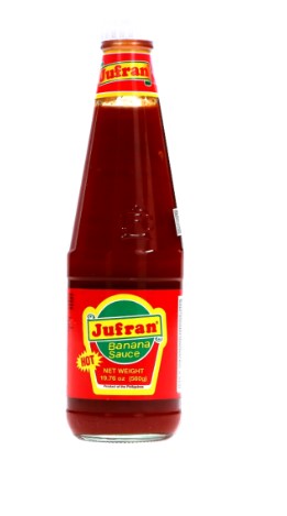 Jufran Banana Sauce Hot 560g