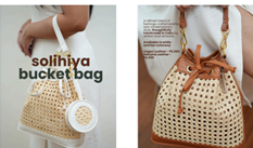 Handwoven Solihiya Bucket Bag