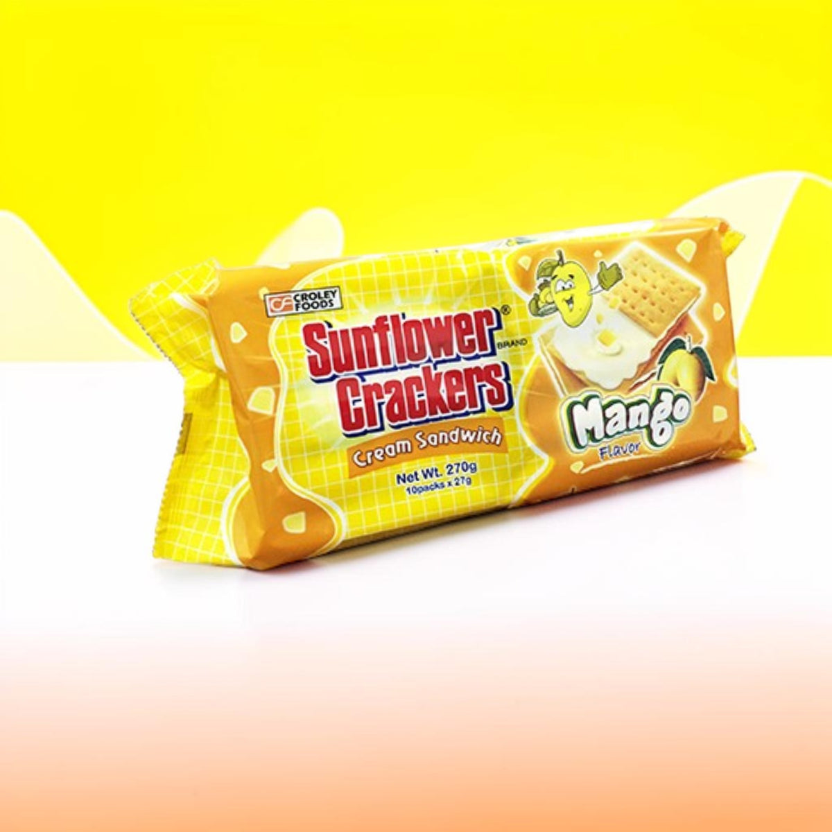 Sunflower Crackers Mango Flavor 10x27g