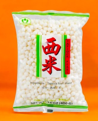 Sago / Tapioka / Tapioca Pearl White big 400g