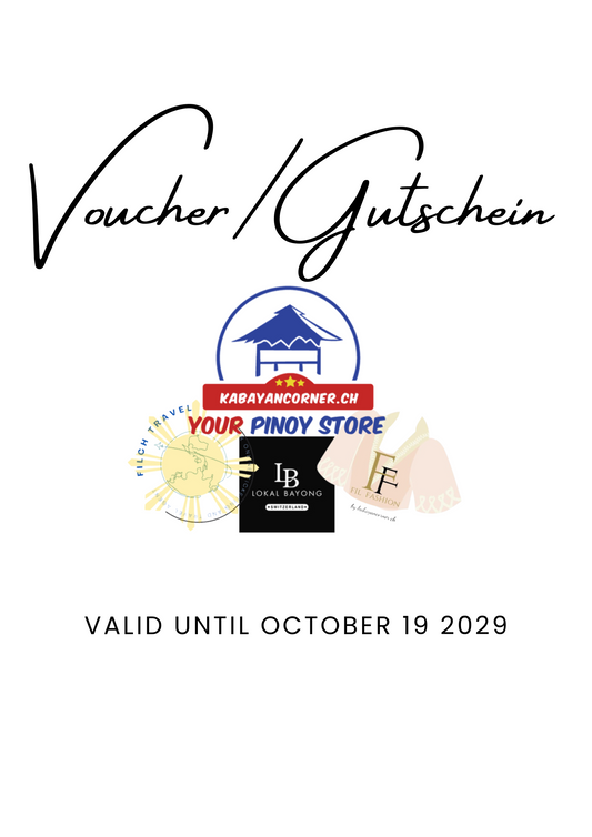 Voucher/Gutschein valid till October 29 2029