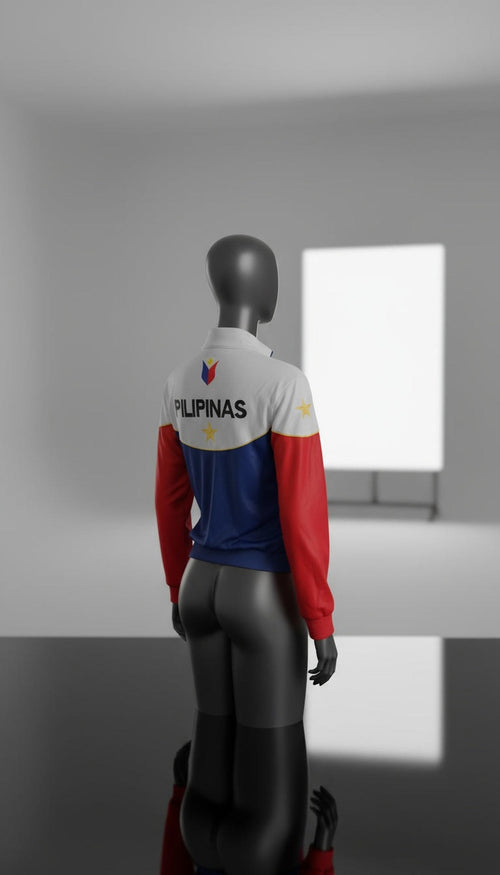 Sportjacke Philippinen bestickt