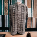Philippine Herren Barong Jacke grau