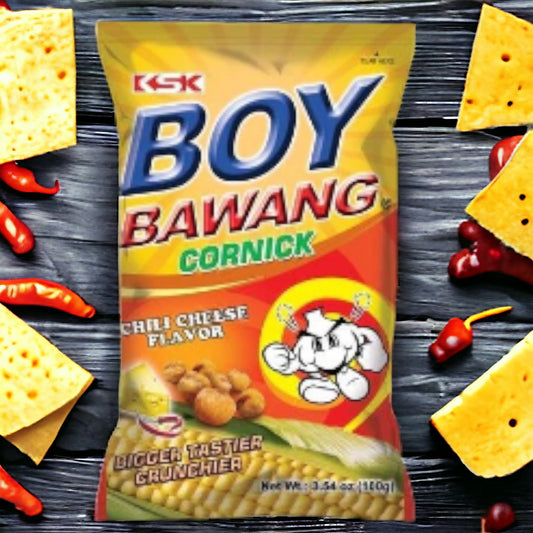 Boy Bawang Cornick Chili Cheese 90g
