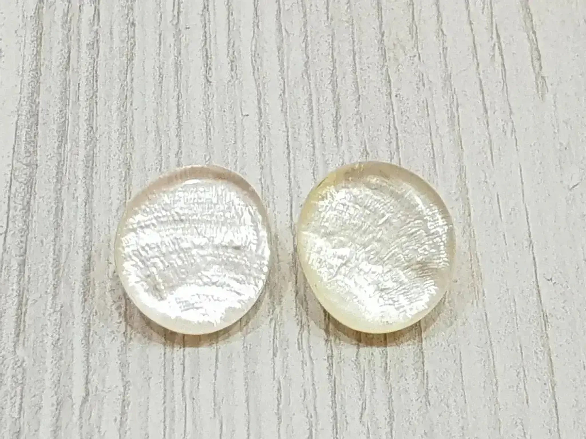 Capiz-Muschel Ohrclip 25mm / CE-0007