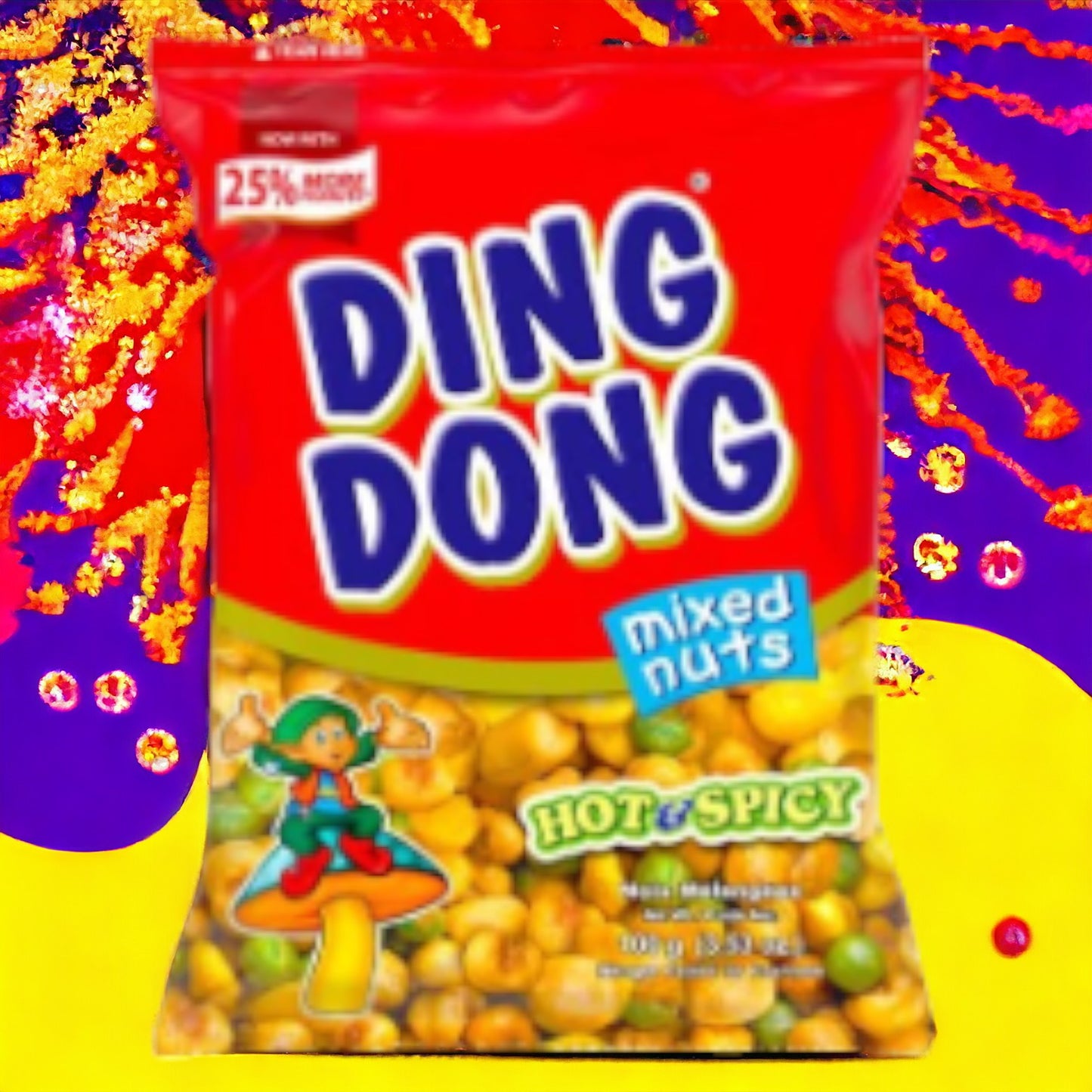 Ding Dong mixed nuts Hot n Spicy 100g