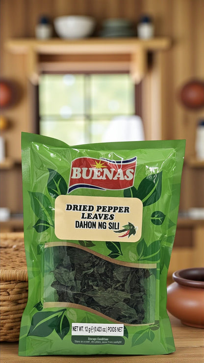 Dried Pepper Leaves/ Dahon ng Sili 12g