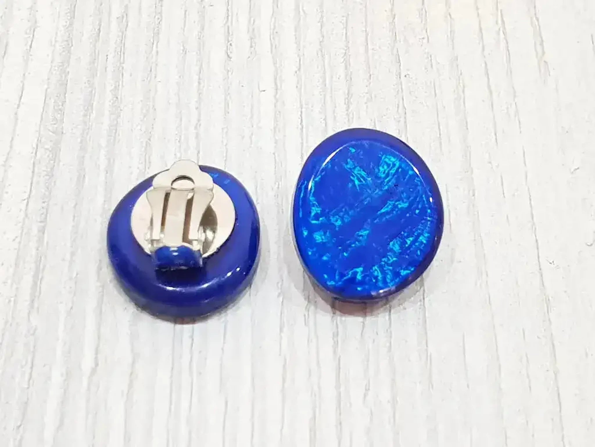 Capiz-Muschel Ohrclip 25mm / CE-0005