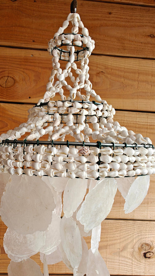 Capiz and Shell Lantern