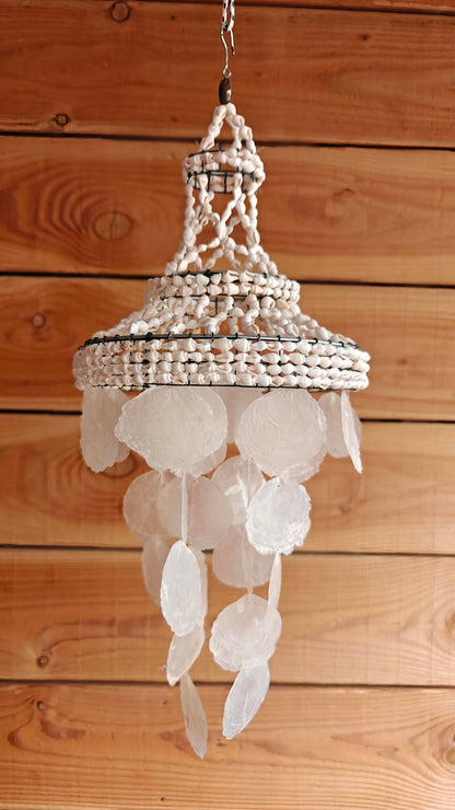 Capiz and Shell Lantern