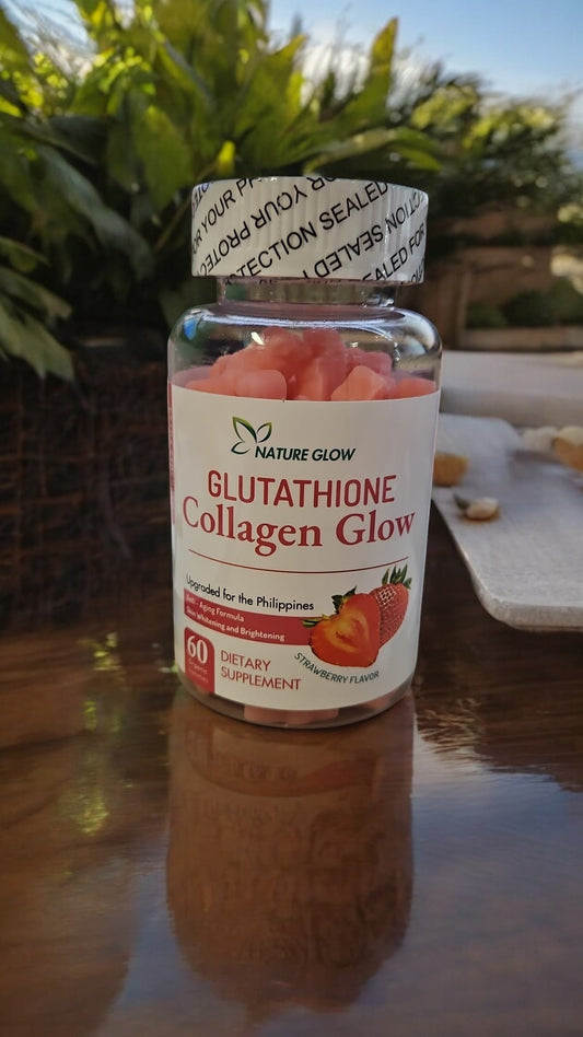 Nature Glow Glutathione Collagen Glow 60 dragees strawberry flaour