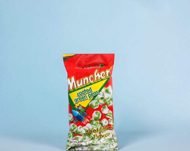 Muncher Green Peas Beef Spicy Flavor 200g