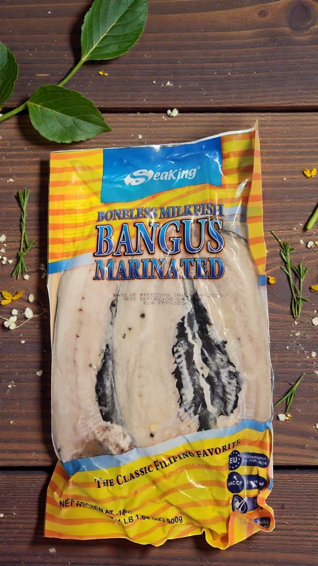 frozen boneless Bangus marinated 500g  ***PICK UP ONLY***