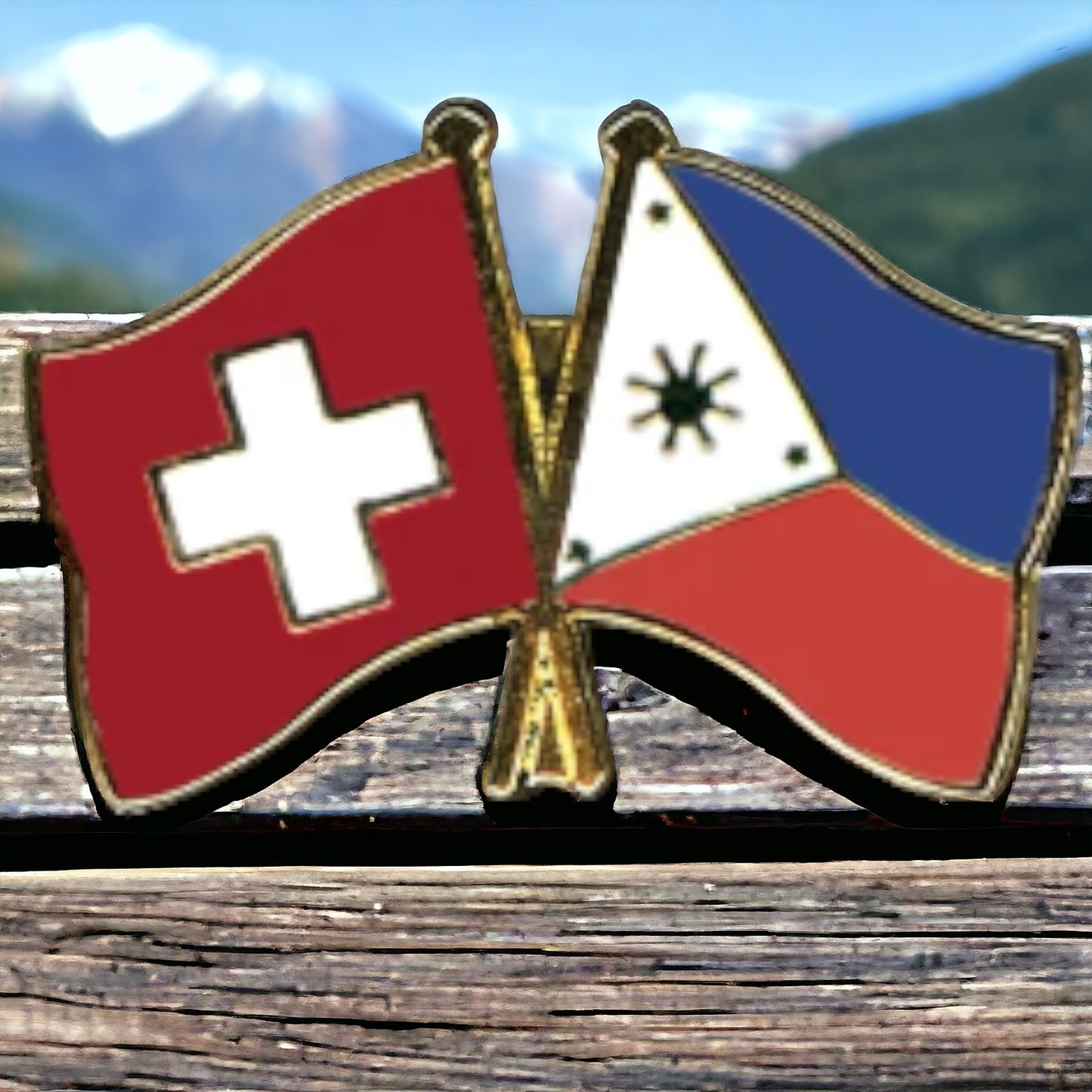 Freundschaftspin Schweiz-Philippinen