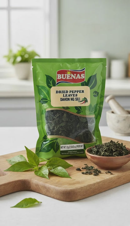 Dried Pepper Leaves/ Dahon ng Sili 12g