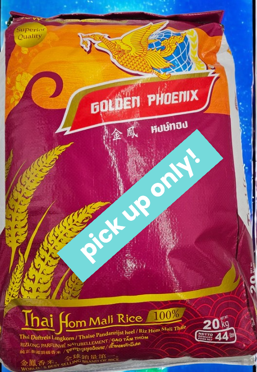 Golden Phoenix Jasmin Rice 20kg FOR PICK UP ONLY!