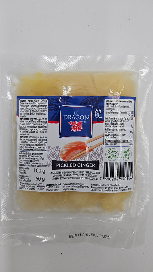 Le Dragon pickled white Ginger 100g