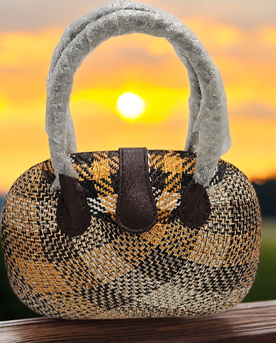 Buri Round Handbag