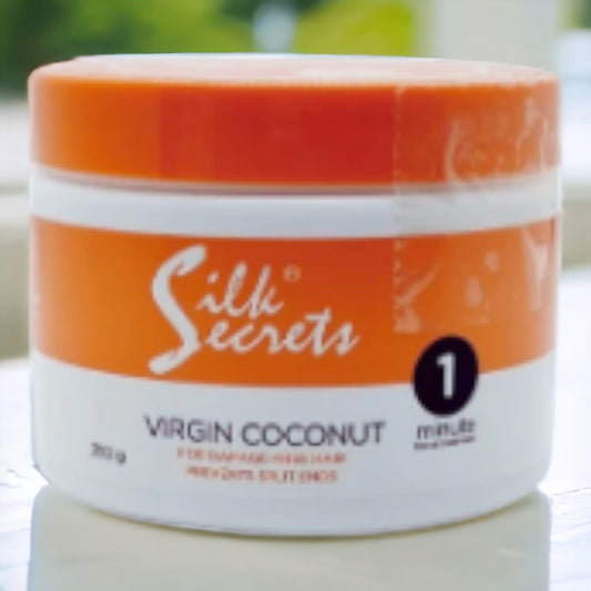 Silk Secrets 1 minute hairmask Virgin Coconut 350g