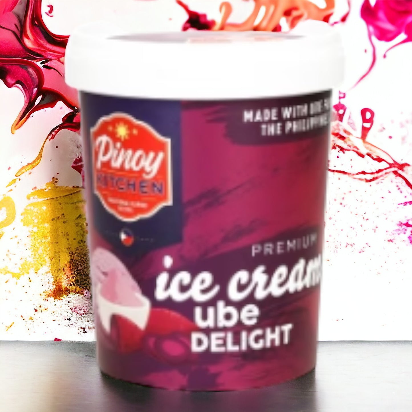 Frozen Pinoy Kitchen Ube Ice Cream 500ml