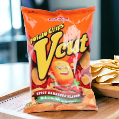 V Cut Potato Chips Spicy BBq 60g