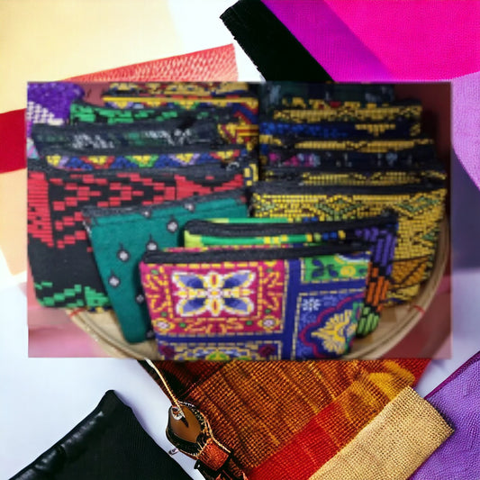 Handmade Batik Coin Wallet