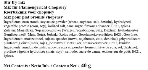 Mama Sitas Chop Suey / Pancit Canton Mix 40g