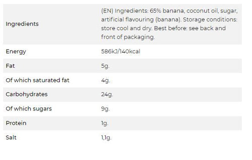 Banana Chips - Long Cut 175g