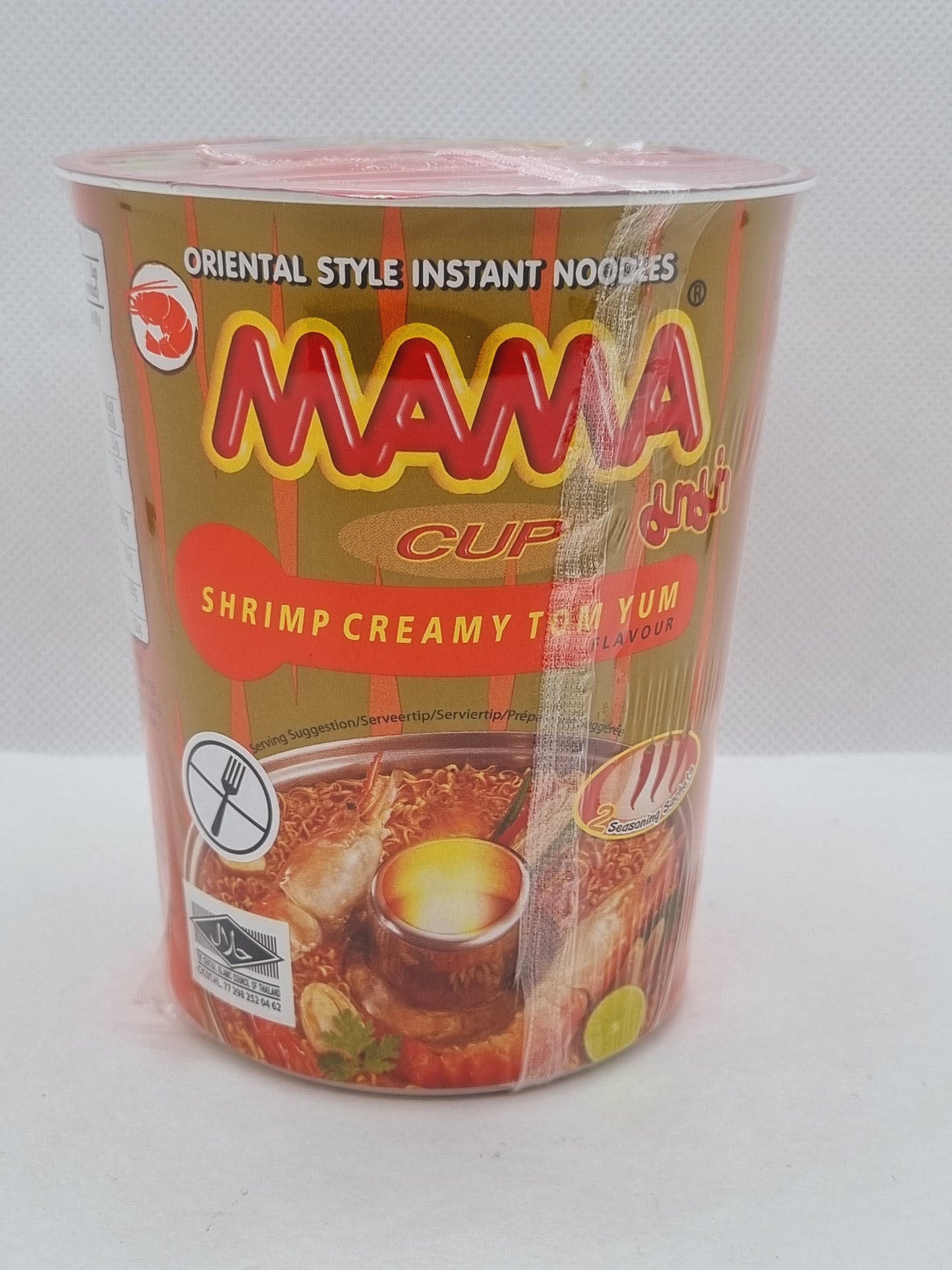 Mama Tom Yum Cup Noodles Shrimp Flavor creamy 70g